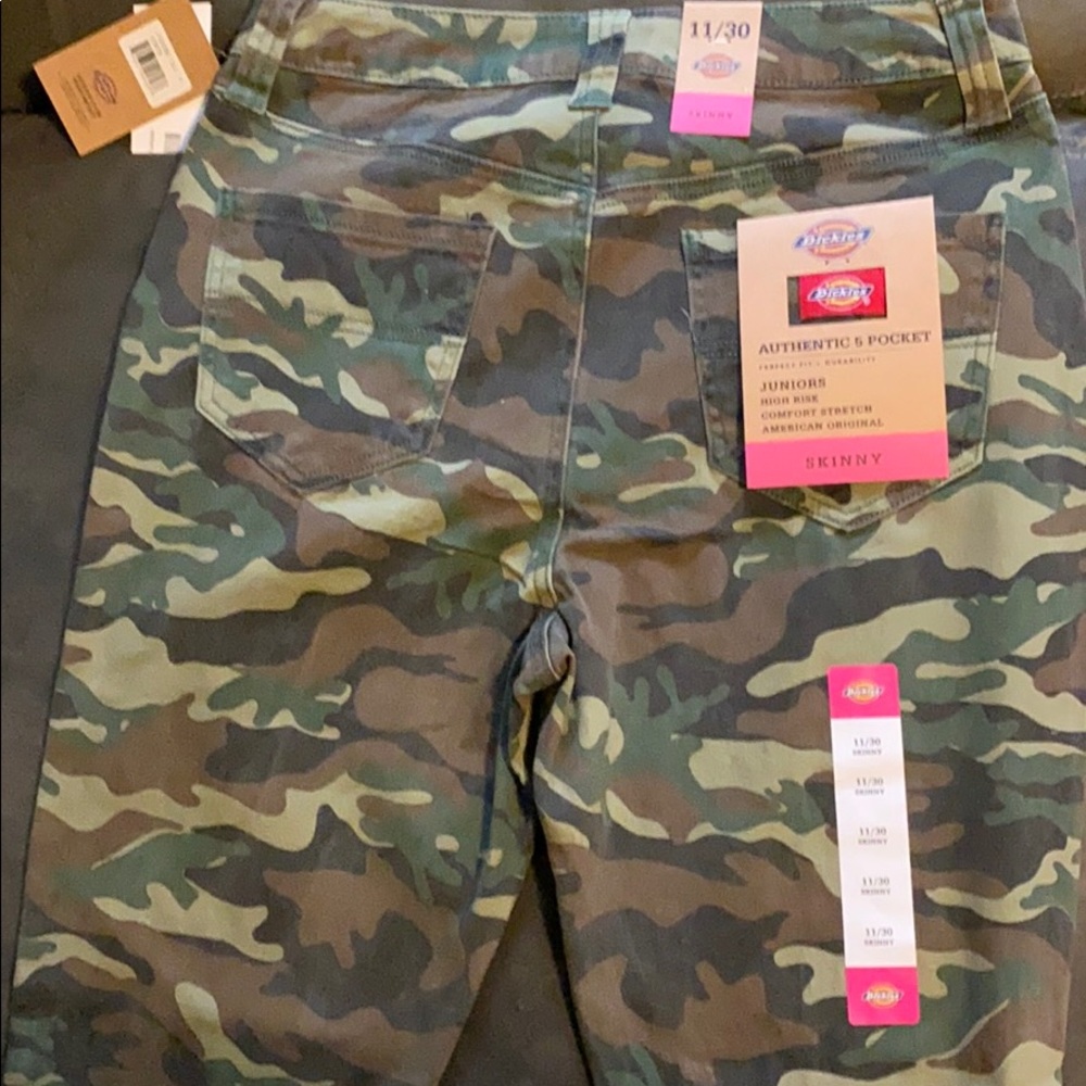 Brand new dickies skinny camouflage pants